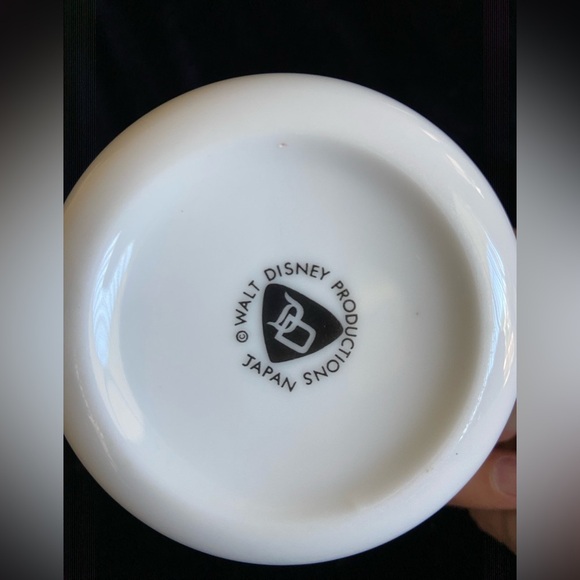 1970s VTG Walt Disney Productions Alice in Wonderland Coffee Cup Mug Metal Rim - Picture 11 of 11